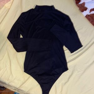 Black long sleeve sexy jumper